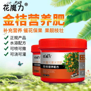 金桔专用肥料柠檬橘子四季桔子脆皮小橘树盆栽家庭阳台果树用肥料