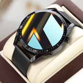 彬格智能手机通用watch3智能手表蓝牙通话男款 心率运动跑步