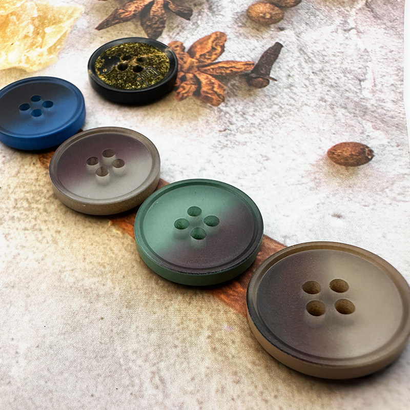 树脂纽扣小圆边大衣扣子深色男士西服女士西装钮扣四眼毛呢扣,居家布艺,纽扣,淘宝优惠券,粉丝福利购,淘宝优惠卷