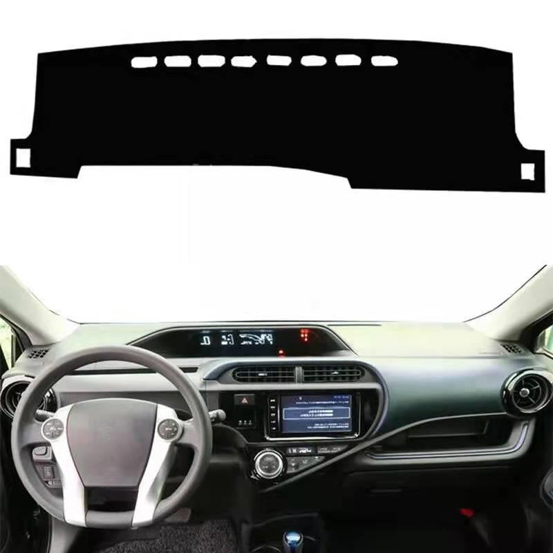 适用于丰田AQUA Prius C右驾避光垫仪表台垫遮阳挡工作台内饰防晒