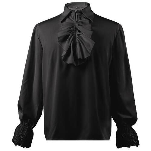 中世纪哥特式衬衫复古角色扮演服装上衣王子白衬衫舞台表演服装