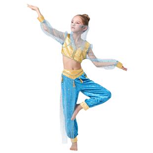 儿童茉莉公主异域风情服饰阿拉伯女孩装扮舞台表演舞蹈演出服装