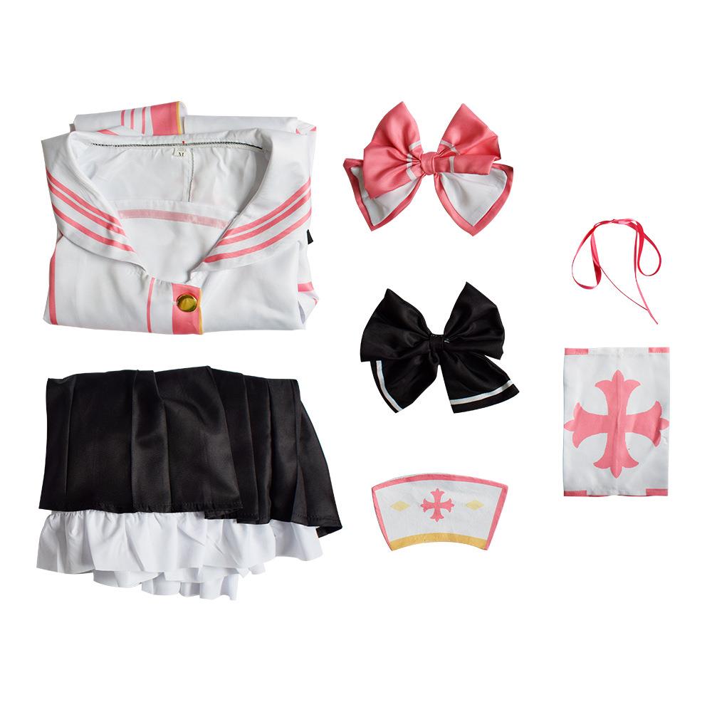 蔚蓝档案cos服崔尼蒂救护骑士团鹫见芹娜cosplay动漫服装护士服女