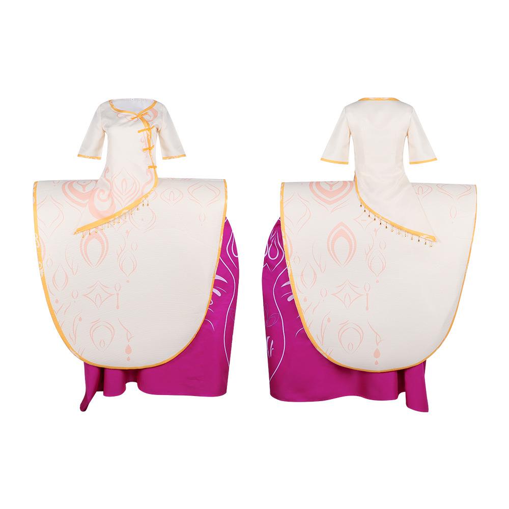 热门影视魔咒奇缘cos服埃莉安动漫角色扮演服cosplay万圣节表演服