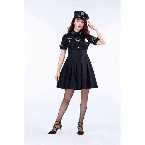 万圣节coss表演服欧美性感女警服警长服装派对演出舞台装
