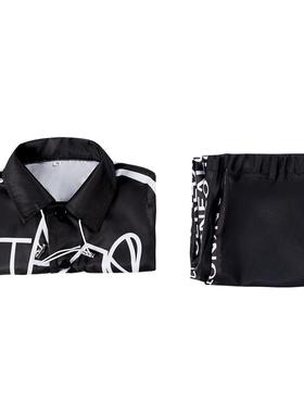 新世纪服音战士cos服-明日香连体衣 绫波丽黑色cosplay角色扮演服