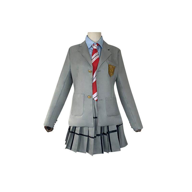 四月是你的谎言cos服装有马公生墨谷中学宫园熏校服cosplay万圣节