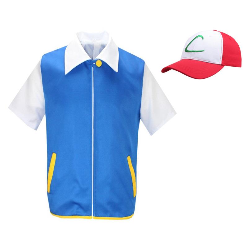 神奇宝贝cos服 精灵宝可梦小智宠物小精灵短袖外套 二次元cosplay