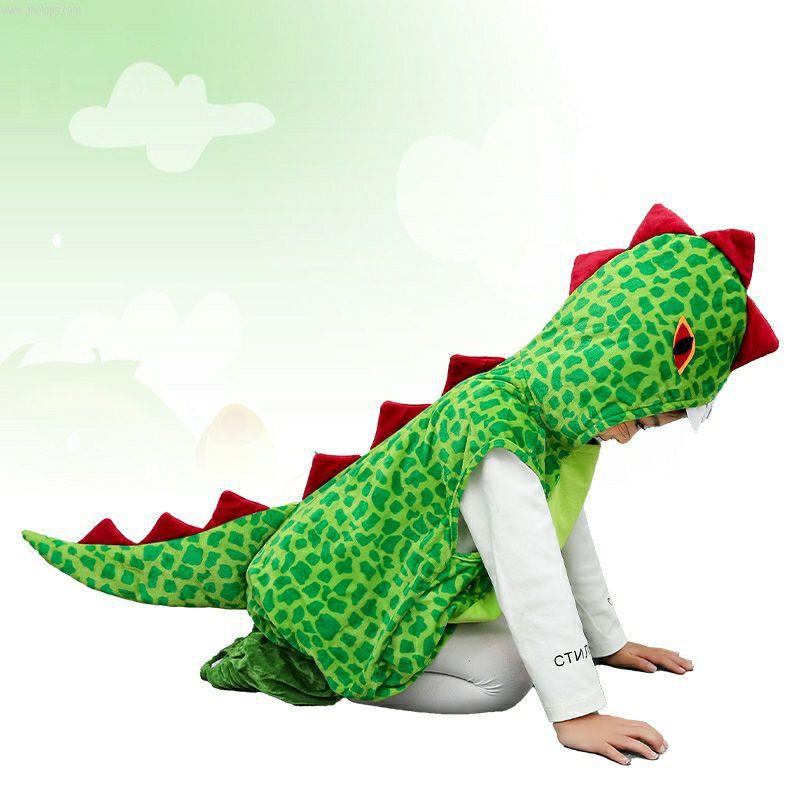 万圣节儿童服装恐龙衣服套装小孩可爱cos服幼儿园卡通表演男女童