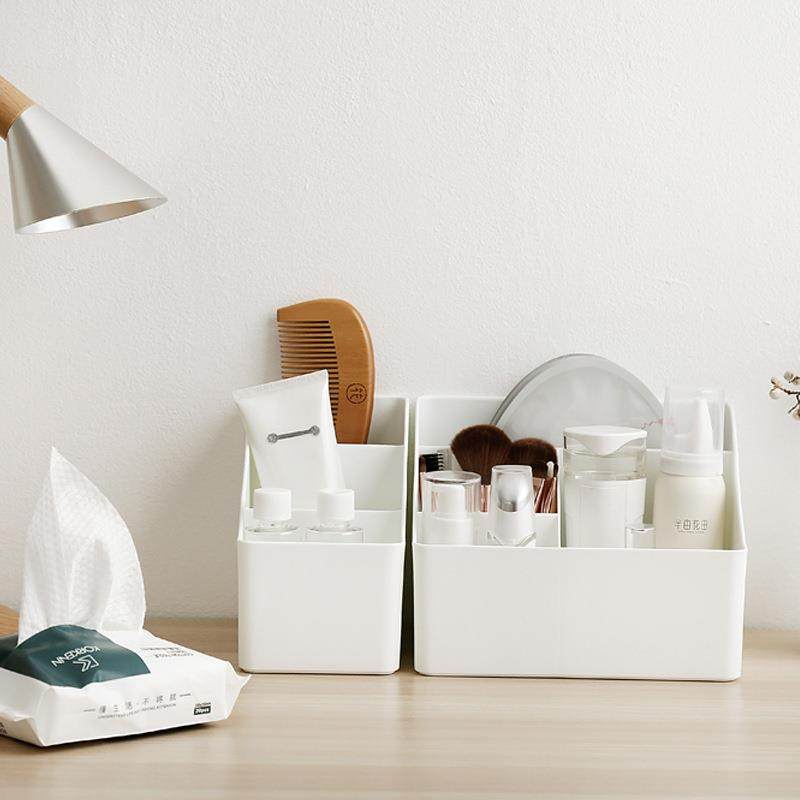 客厅多功能塑料办公桌面遥控器收纳盒化妆品收纳盒,收纳整理,首饰盒,淘宝优惠券,粉丝福利购,淘宝优惠卷