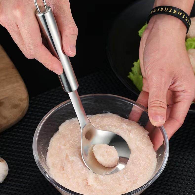 压丸子神器家用肉丸子制作器炸丸子工具挤圆形厨房鱼丸挖勺丸子器