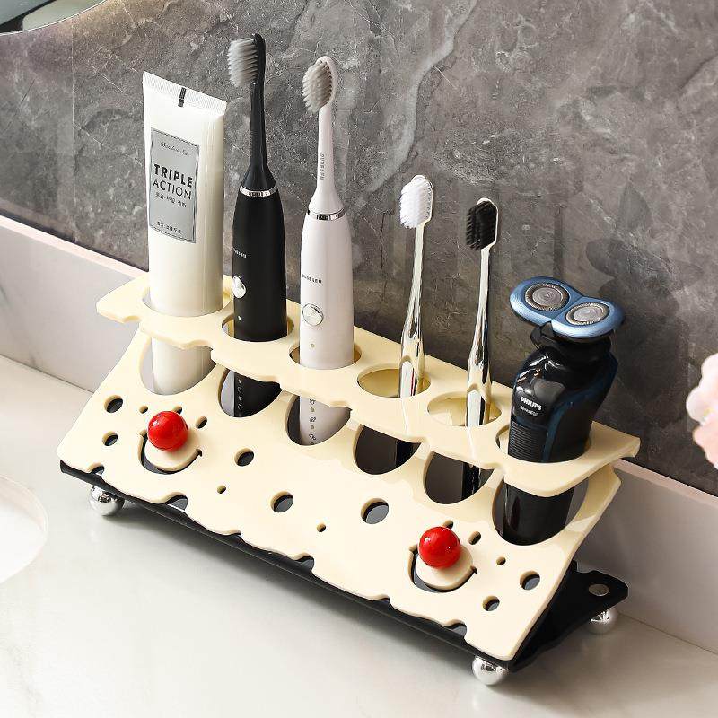 卫生间电动牙刷置物架家用放牙膏漱口洗漱杯轻奢卡通高档网红新款,家庭/个人清洁工具,牙刷架/牙具座,淘宝优惠券,粉丝福利购,淘宝优惠卷