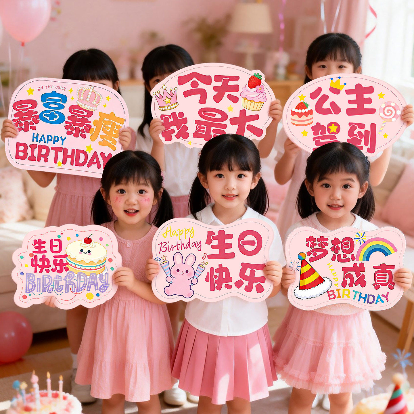 周岁生日装饰场景布置氛围感儿童派对手持kt板聚会拍照出片道具,节庆用品/礼品,节日装扮用品,淘宝优惠券,粉丝福利购,淘宝优惠卷
