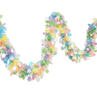 儿童生日快乐彩条场景布置男女孩拉花背景氛围派对拍照气球装饰品