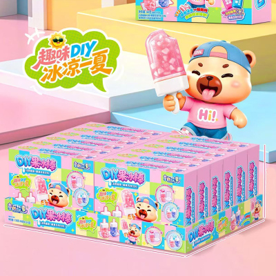DIY混合水果冰淇淋棒创意糖果