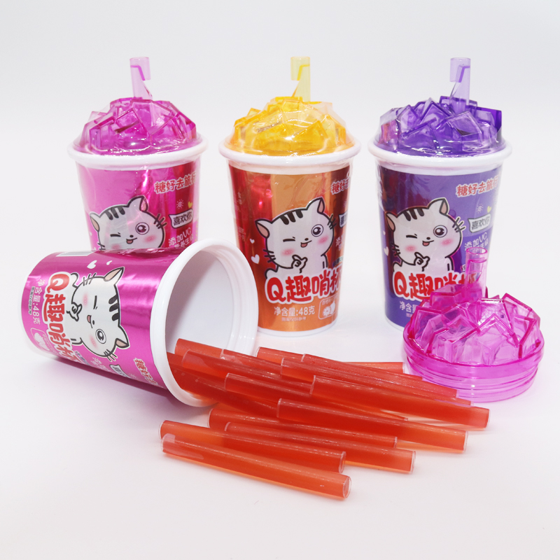 澳星棒吸管糖水果味软糖