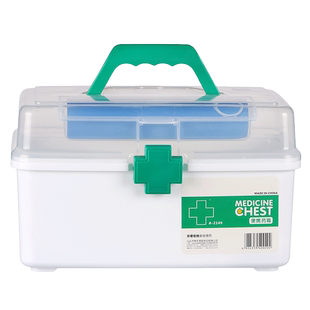 家用大号医药箱家庭收纳小药箱便携小型应急包医药箱收纳盒