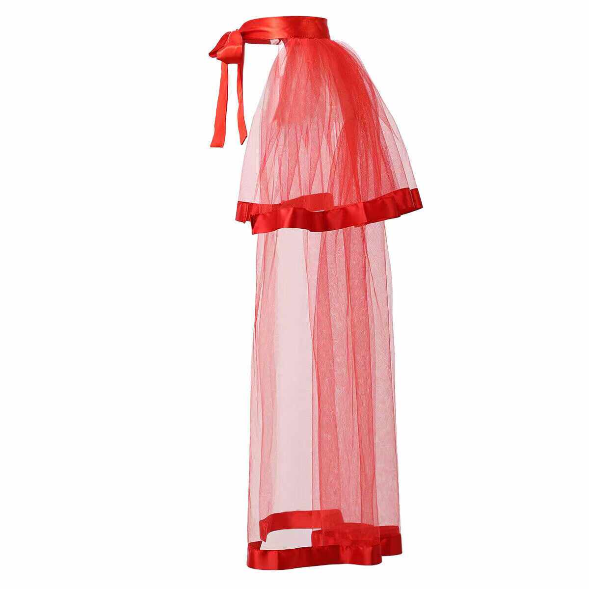 舞会透视薄纱派对网纱裙长款欧美