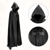万圣节斗篷cos鬼怪女巫男女通用兜帽斗篷舞台演出披肩化妆舞披风