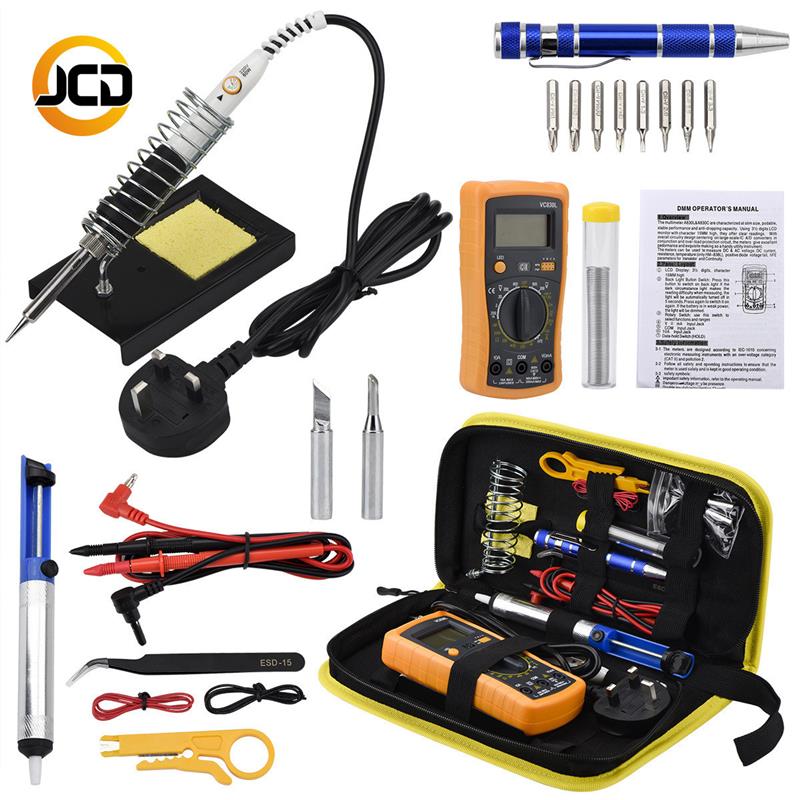 烙铁万用表套装 烙铁工具包 厂家 220V0V60W美规英规布袋套装