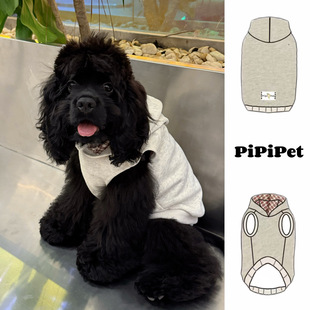 pipipet宠物无袖秋冬卫衣彩砂马尔美卡雪纳瑞