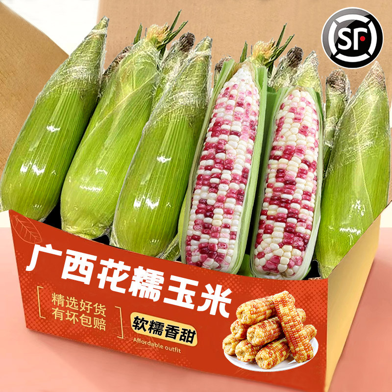 玉米新鲜花糯玉米粗粮主食