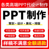 ppt制作代做定制美化修改企业宣传帮做汇报课件设计年终总结述职