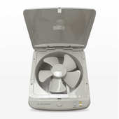 金铃厨房排油排气扇10寸抽油烟窗式 强力防风家用排烟机静音抽风机