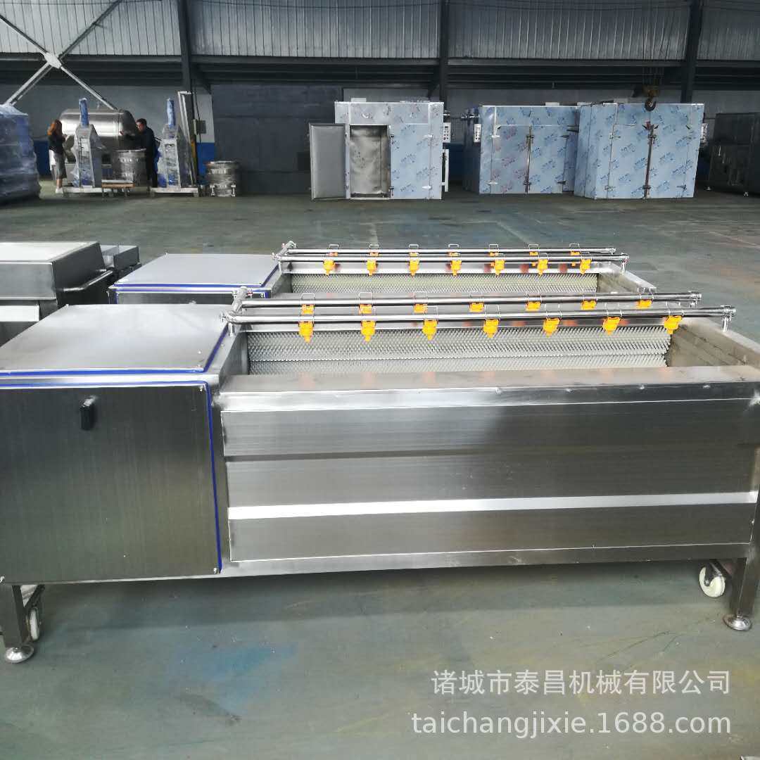 洋芋紫薯清洗去泥去皮机可定制软毛硬毛毛辊清洗机