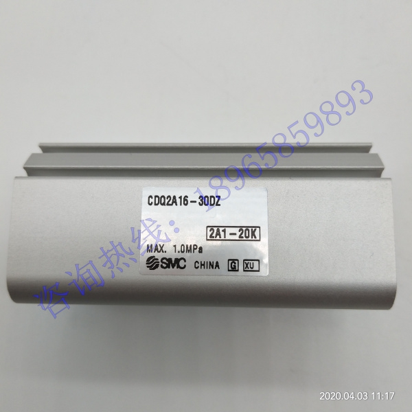 CDQ2A16-30DZ气缸SMC薄型带导杆