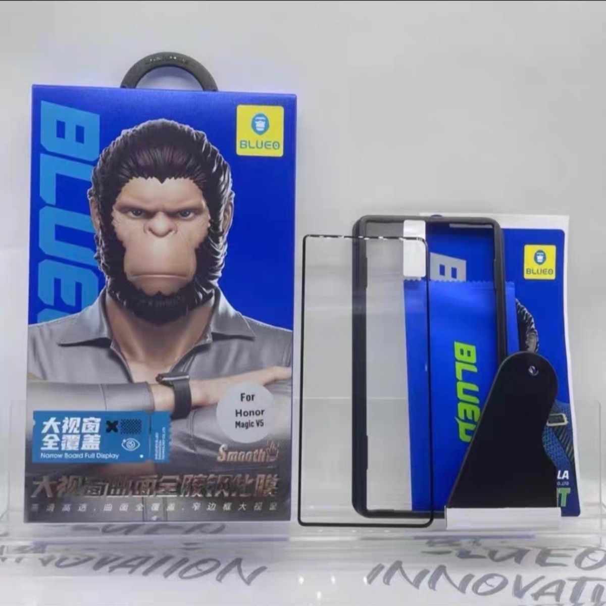 蓝猩荣耀magicV5全胶钢化膜magic V5折叠屏手机膜V5全屏覆盖高清