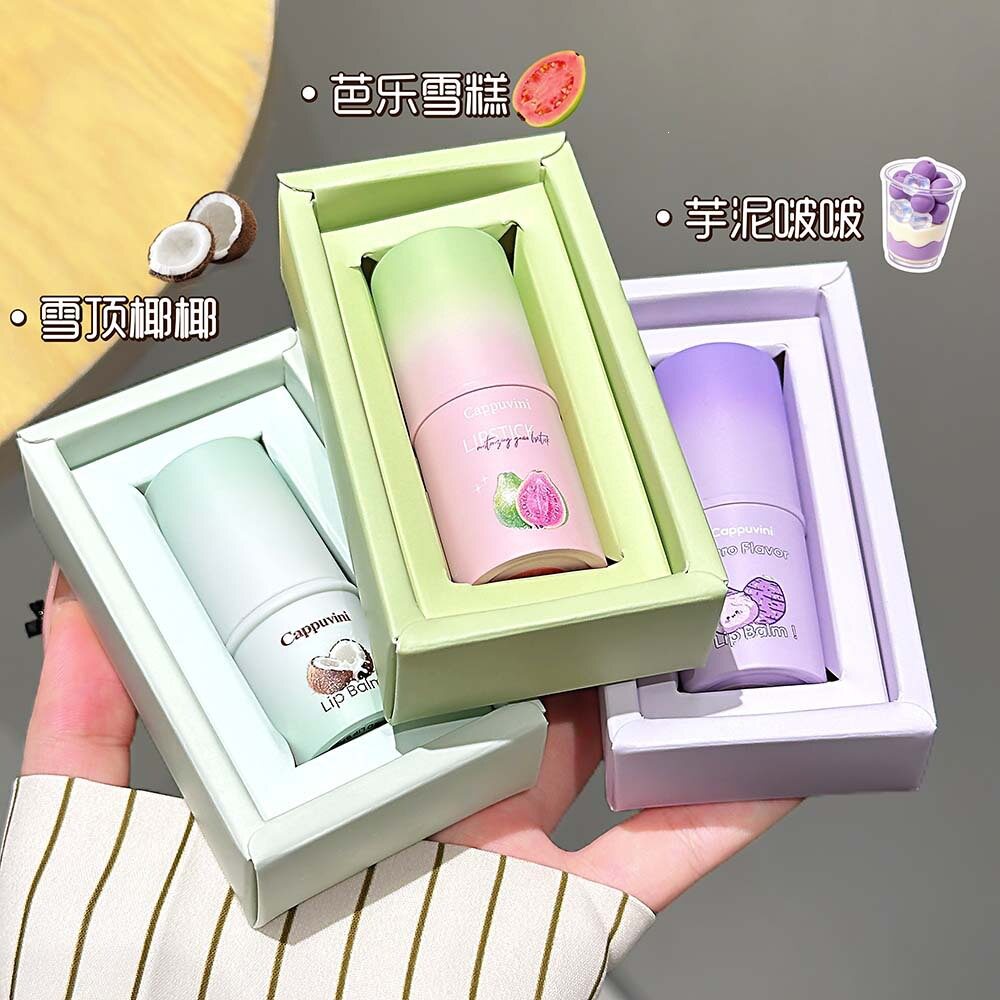 果味润唇膏补水保湿不黏腻