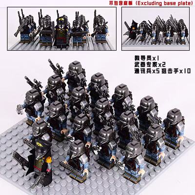星际战士战锤40K克里格死亡士兵团帝国军事积木小人仔适用于乐高