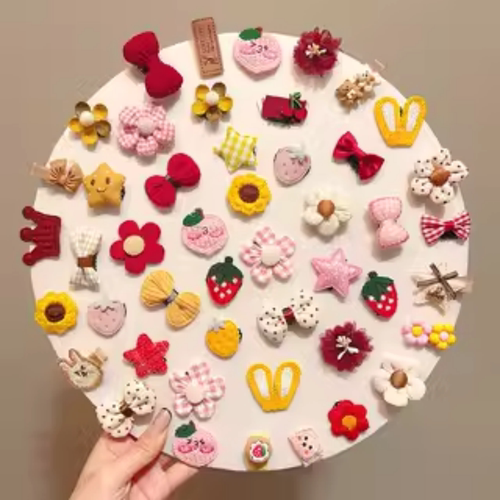 女宝宝发夹不伤发婴幼儿胎毛夹子