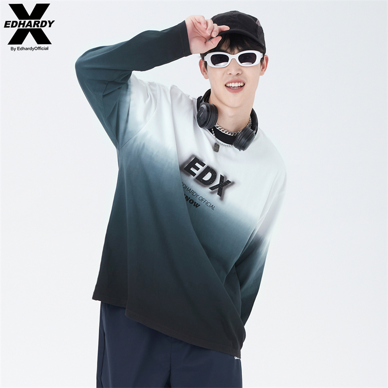 edhardyx2023长袖烫钻休闲