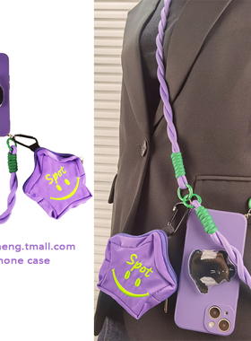 猫咪支架oppo RENO13/12/11/10/9/8/7/6/5手机壳Pro紫色星星书包x8女A58手提x6斜挎挂绳可背带findx7硅胶软+