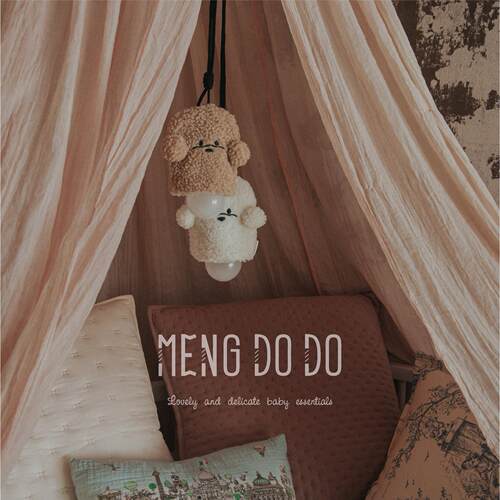 Mengdodo拉线刺绣图案小夜灯家居