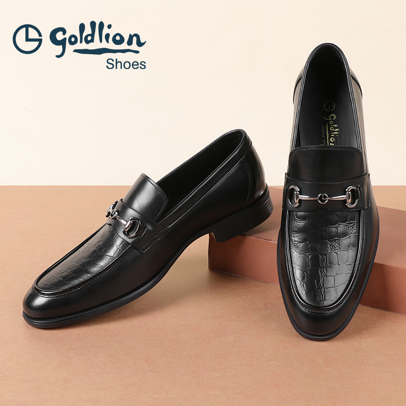 金利来商务风轻底一脚蹬德比鞋