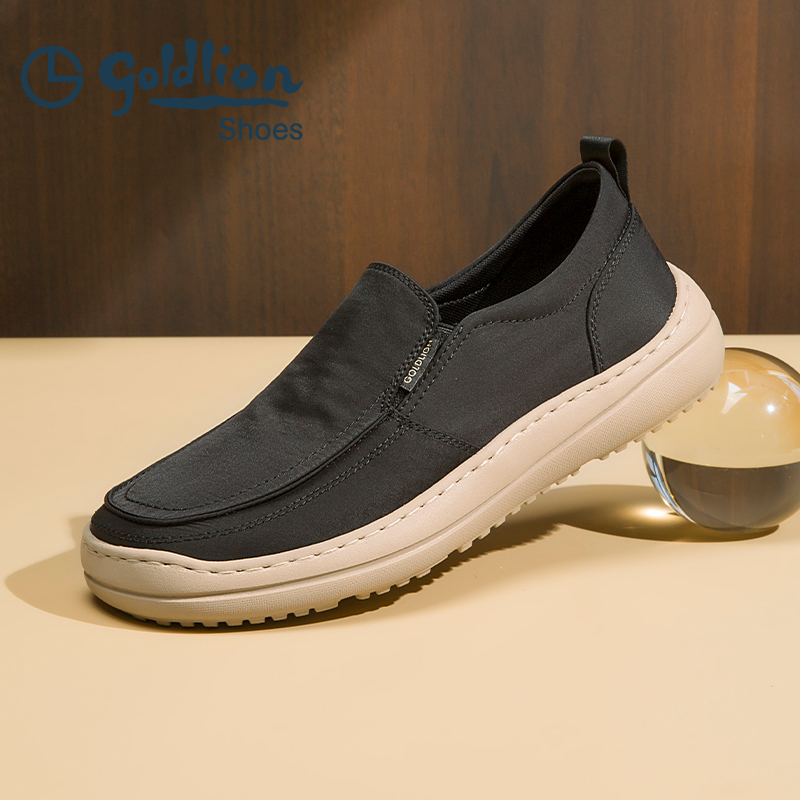 金利来夏季休闲鞋套脚爸爸鞋织物