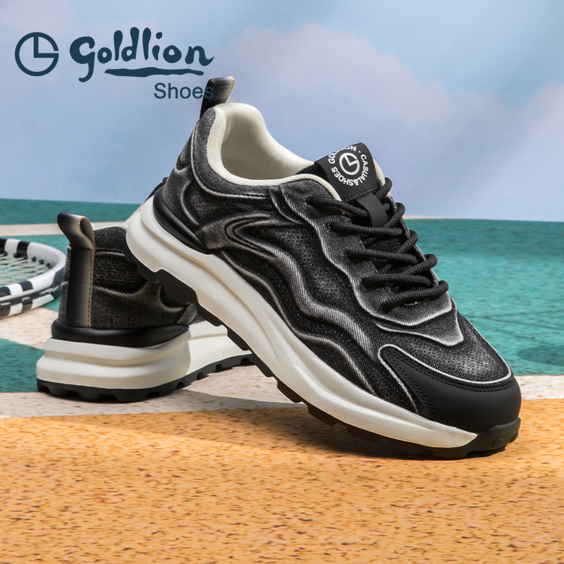 金利来冲孔透气休闲鞋运动鞋跑步