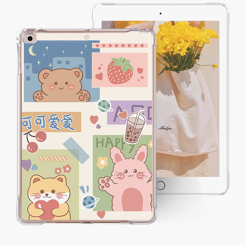 适用iQOO气囊卡通保护套