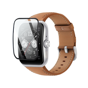 适用oppowatch3钢化膜watch3pro保护膜oppowatch4pro全屏se智能手表膜oppo全包watch3手环表盘贴膜46水凝软膜