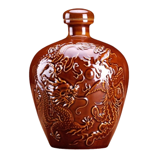 空酒瓶1斤装2白酒3散装5空瓶10陶瓷小酒坛一二三五十家用密封窖藏