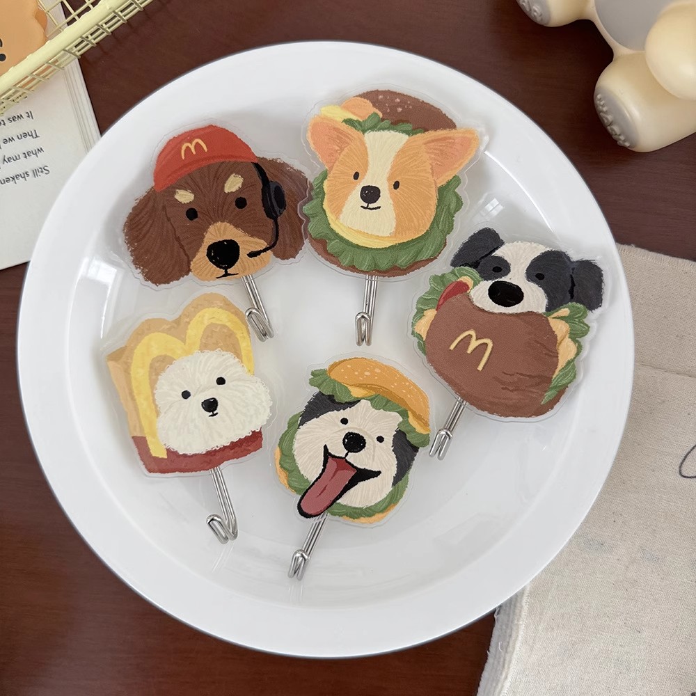 2025新款可爱卡通挂钩免打孔粘钩