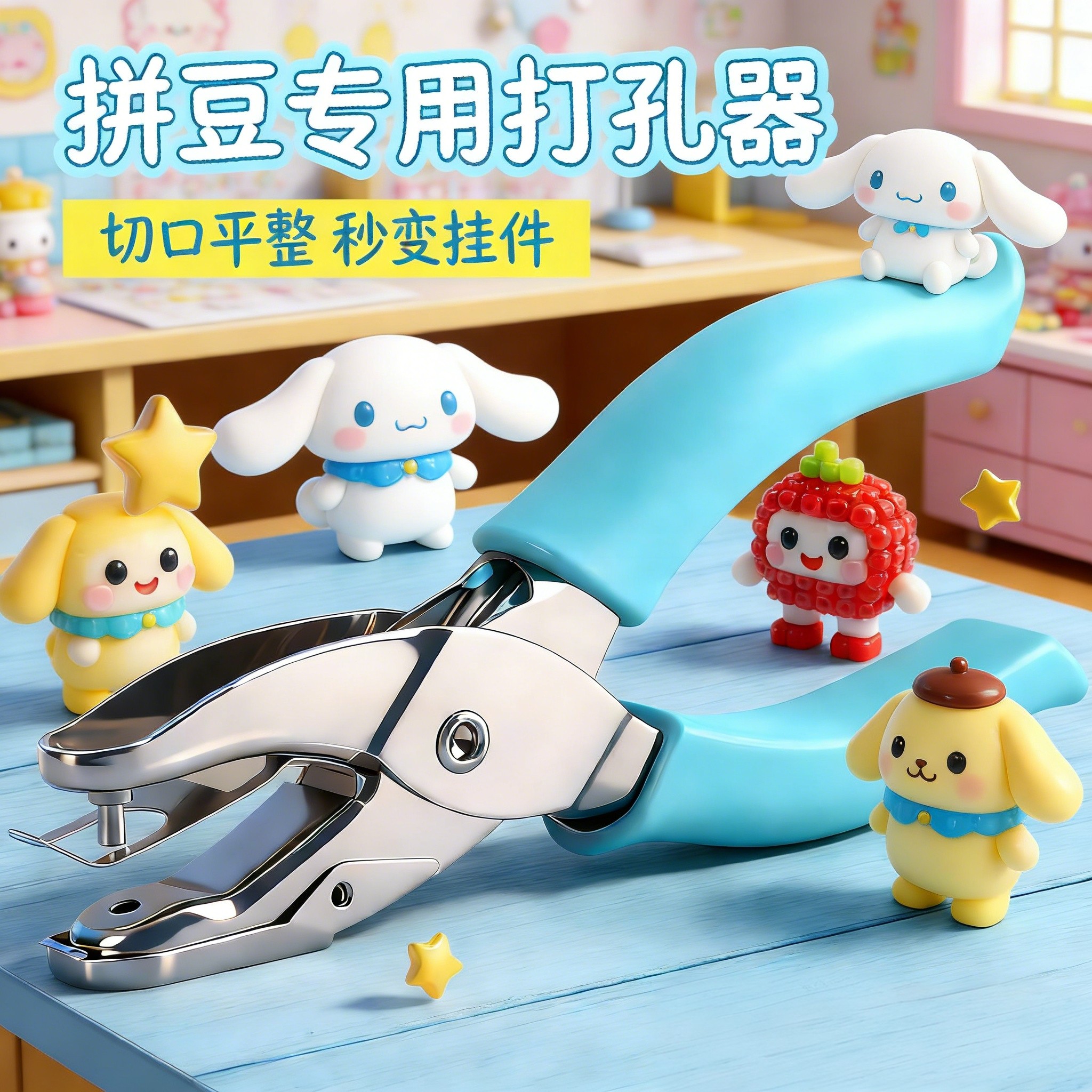 拼豆专用打孔器省力开孔机全套工具拼豆豆笔手工diy材料配件套装,玩具/童车/益智/积木/模型,拼豆/拼豆工具,淘宝优惠券,粉丝福利购,淘宝优惠卷