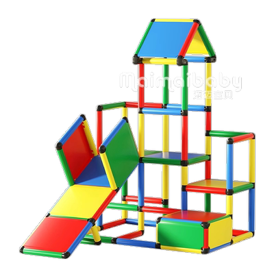 40*40CM 百变攀爬架感官垫液体彩砖qua拼图地垫液体地板dro拼图垫