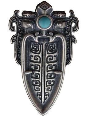 国风潮铜镀银手工饰品