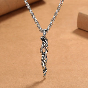 复古冷淡风经典田园浮木项链女做旧工艺简约时尚百搭感文艺范项饰