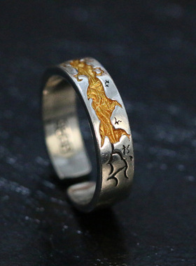 国风潮铜镀银手工饰品