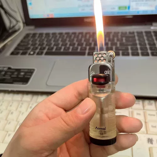 Прозрачная прочная зажигалка, подарок на день рождения